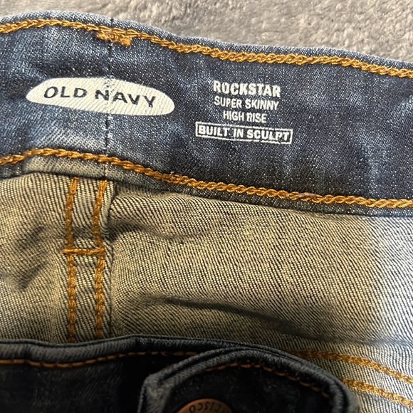 Rockstar Super Skinny high rise built in sculpt jeans 16 - Picture 2 of 4
